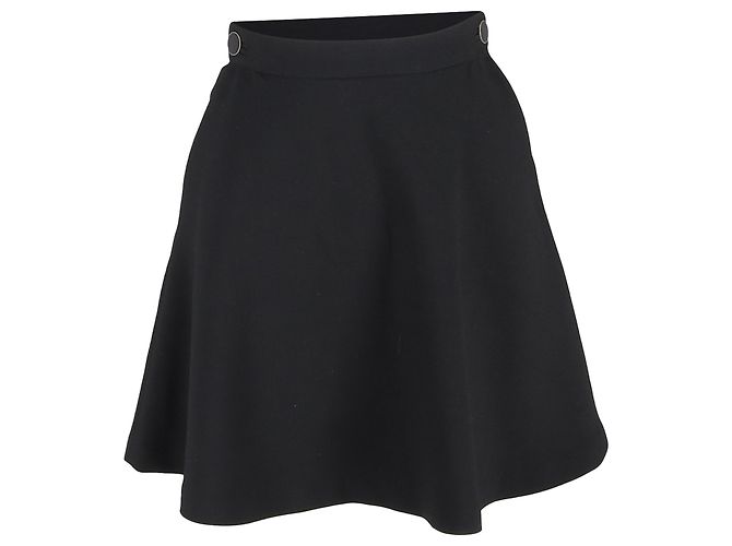 Falda mini A-Line Sandro en poliéster negro