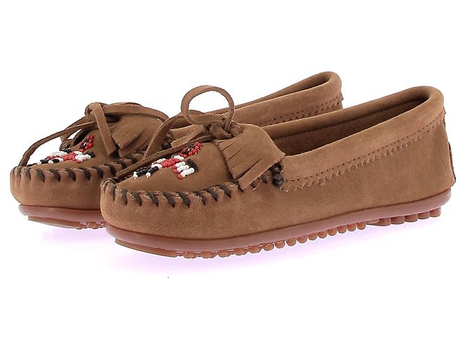 Minnetonka Mocassins en daim marron