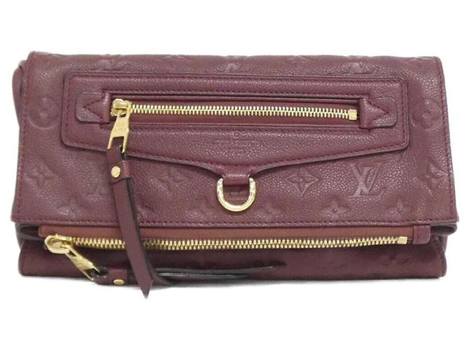 Louis Vuitton Monogram Empreinte Petillante Handtasche Rot