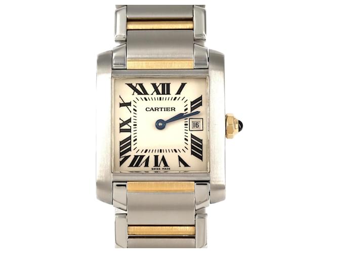 Cartier Tank Francaise MM Date Combi Wristwatch  ref.2217164