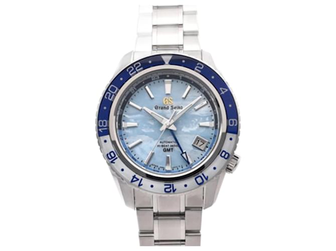 Grand Seiko Sports Collection Caliber 9S 25th Unkai Dial GMT SBGJ275 White Blue Navy blue  ref.2217248