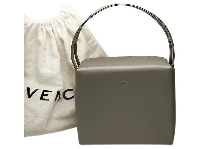 Sac en cuir Givenchy 4G vintage Rey Gris