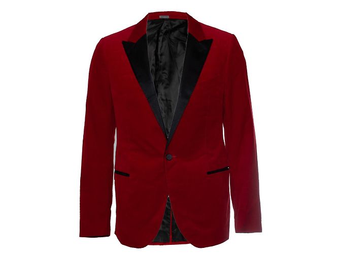 Lanvin, Roter Samtblazer 