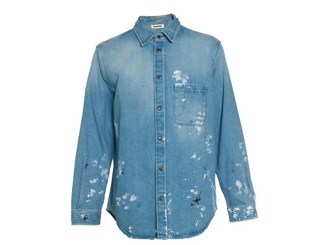 Autre Marque Camicia in denim Victor Darkpark Blu