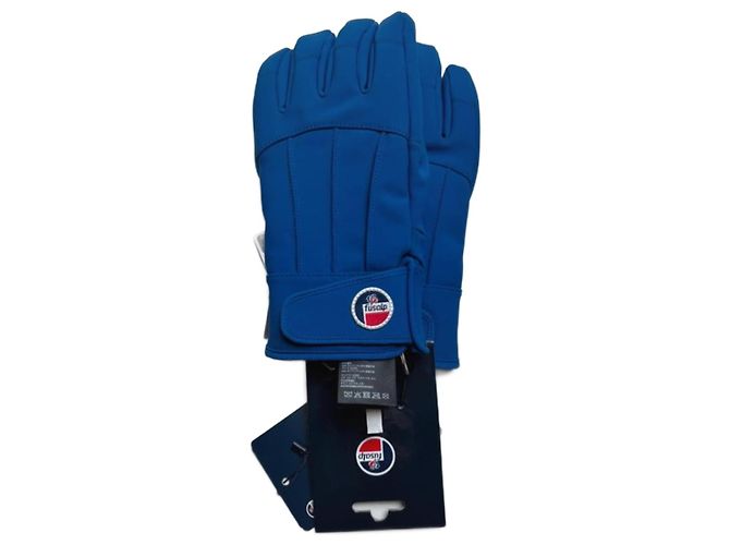 Guantes Fusalp de piel azul Negro