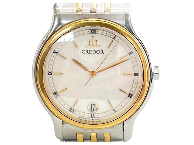 Seiko Credor Quartz Wristwatch White  ref.2218099