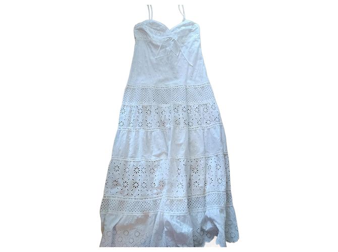 Autre Marque Marjolaine Kleid Modell 'Gedicht' Weiß