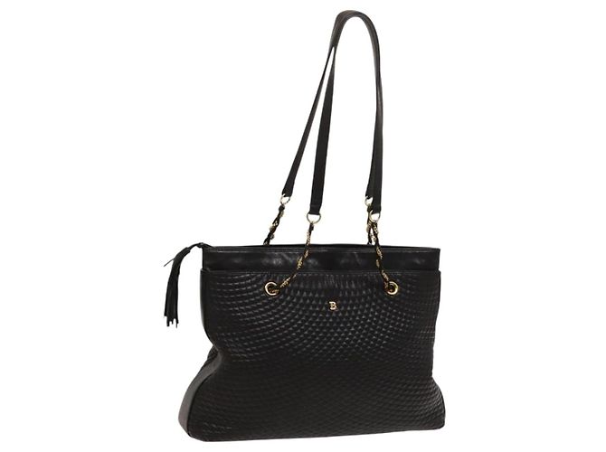 BALLY Borsa a Spalla in Pelle Marrone Oro Auth bs24637 D'oro