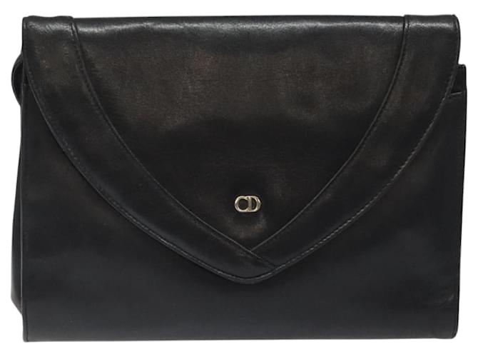 Dior CD Black Leather  ref.2218912