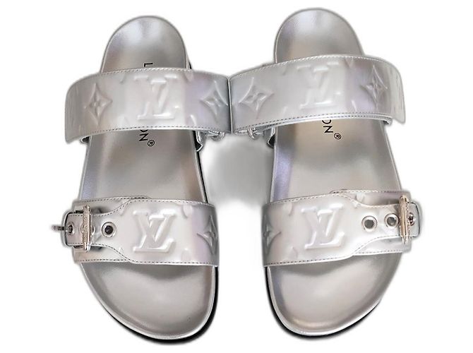 Louis Vuitton Mules Silvery