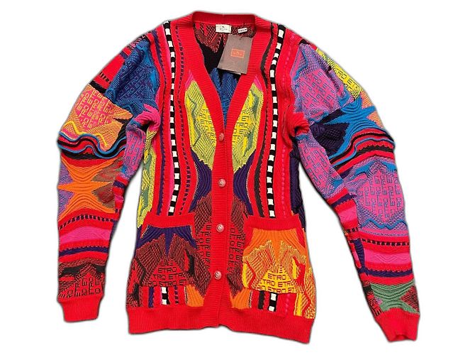 Etro Cardigan aus Baumwolle mehrfarbig Mehrfarben