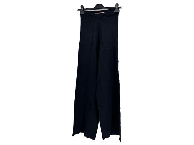 Autre Marque Calça canelada preta OPERA SPORT Preto