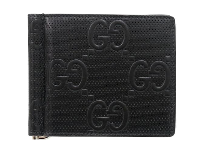Gucci Black Leather Money Clip  ref.2220481
