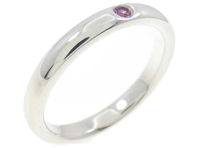 Tiffany & Co Anillo de plata 925 Tiffany con zafiro