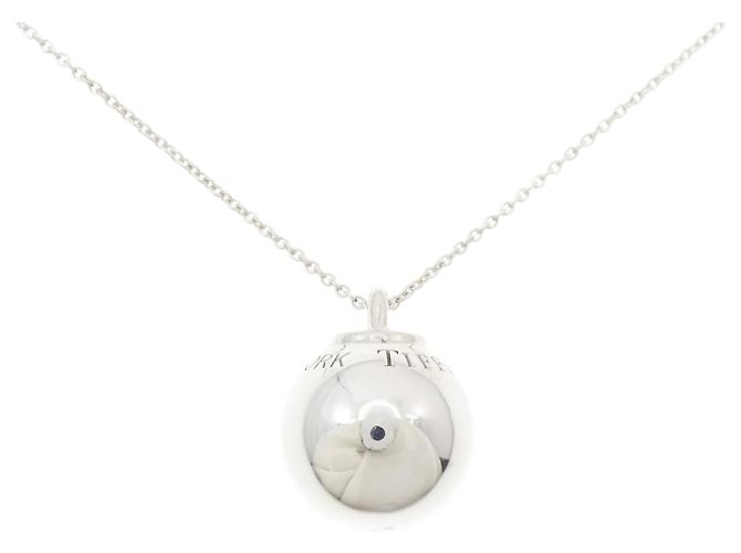 Tiffany & Co Collar de Bola de Plata Tiffany
