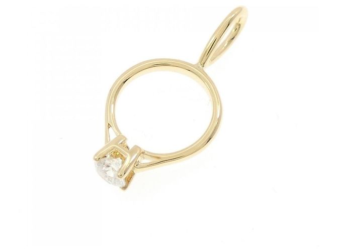 Pendente Anello Charm Harry Winston di HW D'oro