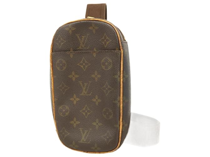Louis Vuitton Monogram Pochette Ganjou Sling Bag Brown  ref.2221291