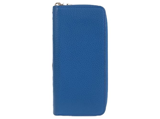 Louis Vuitton Taurillon Leather Long Wallet Blue  ref.2221418