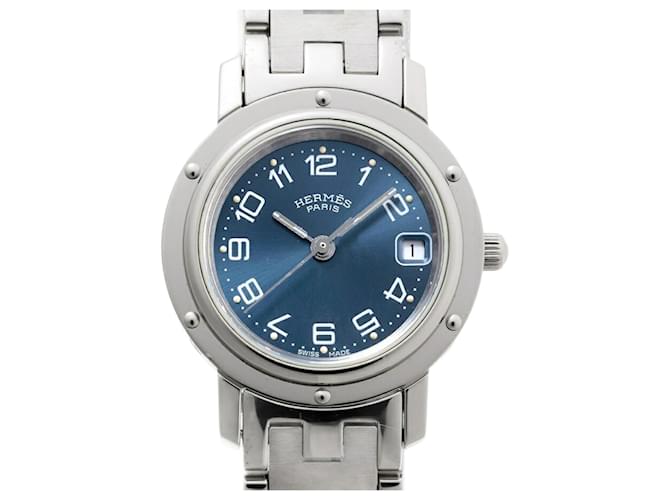 Hermès Hermes HERMES Clipper CL4.210 Blue Quartz Watch  ref.2221539