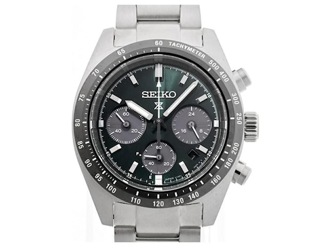 Seiko Prospex Speed Timer SBDL107 Green Quartz Watch  ref.2221556