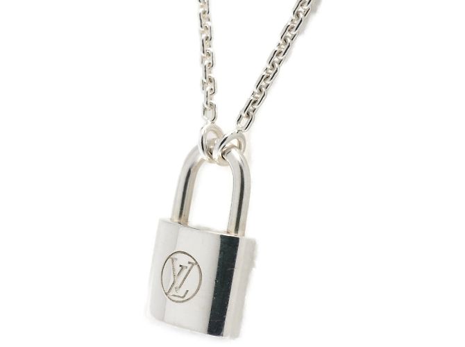 Colar com cadeado Silver Lockit da Louis Vuitton