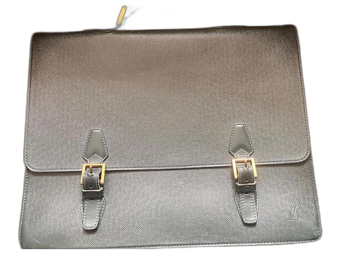 Cartable LOUIS VUITTON Cuir Bronze  ref.2221792