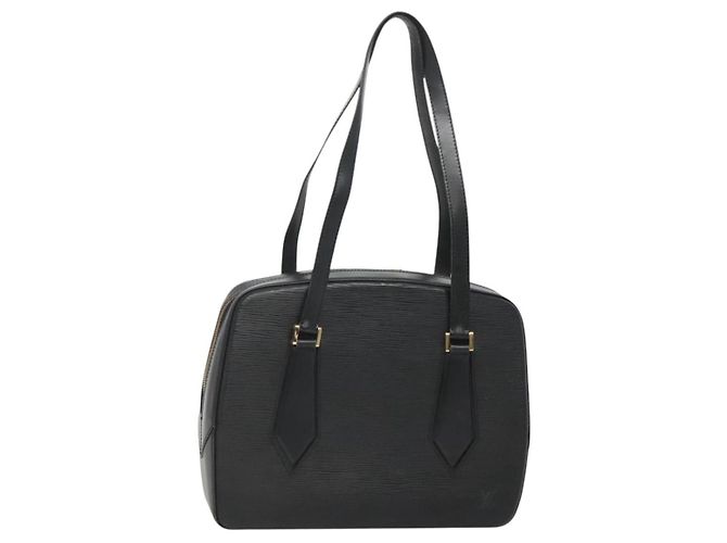 LOUIS VUITTON Borsa a Spalla Epi Voltaire Nera M52432 LV Auth bs25359 Nero