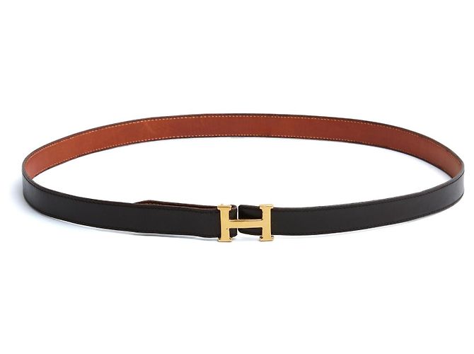 Hermès H Belt to compose reversible Constance adjustable Leather Belt Hermes Brown Golden Caramel