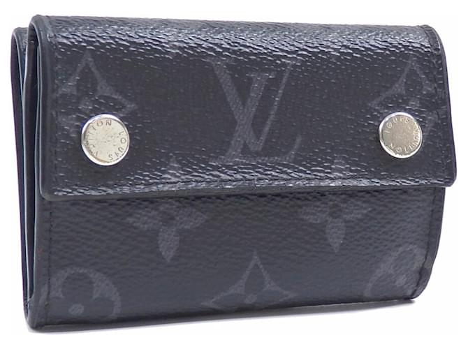 Louis Vuitton Tri-fold Wallet in Monogram Eclipse Cloth  ref.2222298