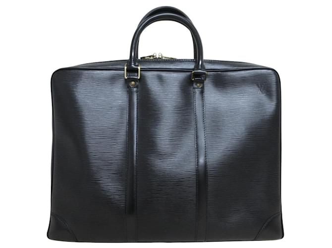 Louis Vuitton Epi Leather Briefcase Black  ref.2222315