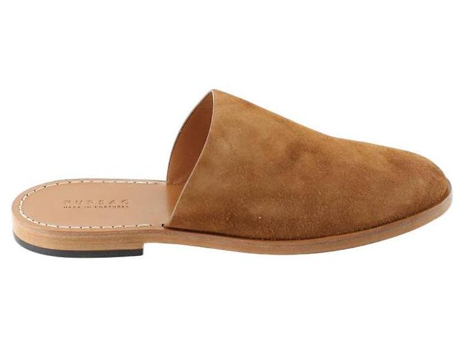 Autre Marque Mule in scamosciato marrone