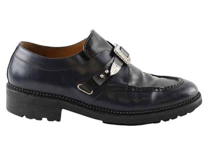 Autre Marque Mocassini in pelle blu
