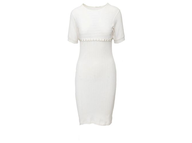 Jean Paul Gaultier Gaultier 2 Way Kleid Aus weiß