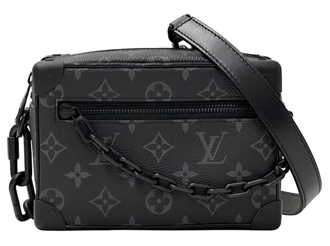 Louis Vuitton Monogram Eclipse Mini Soft Trunk Bag Black Cloth  ref.2223174
