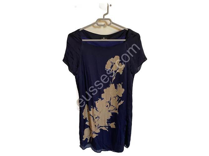 Vestido fluido de seda One Step