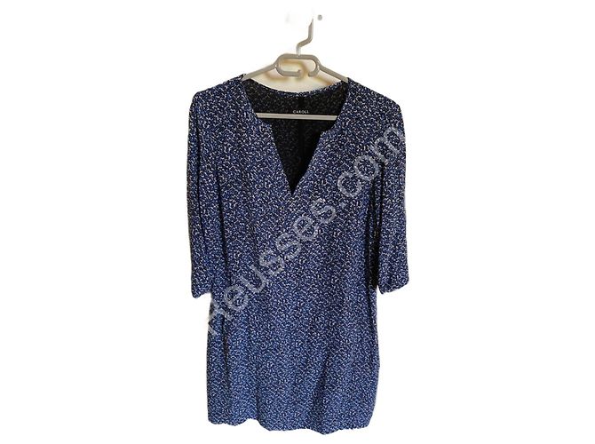 Autre Marque Kurzes Seidenkleid Caroll