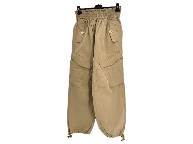 Autre Marque Pantalones cargo DION LEE Camel de algodón Talla 36 Camello