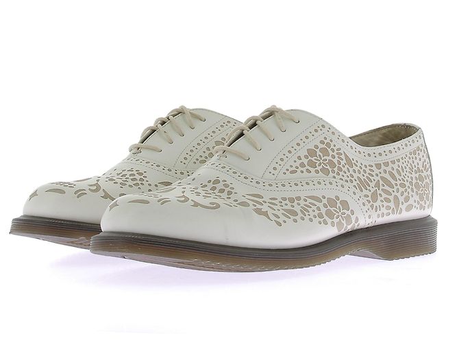 Dr. Martens Derbies blancas "Aila" Blanco