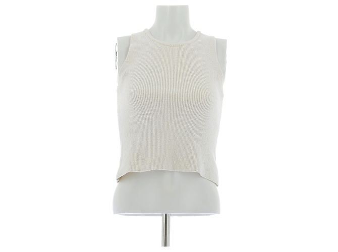 Dagmar Tanktop Ecru XS Khaki