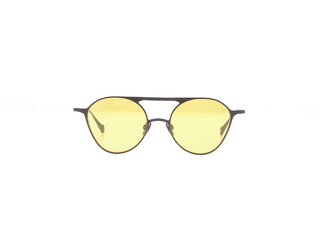 Autre Marque Gafas de sol "Picciotto" de metal Amarillo