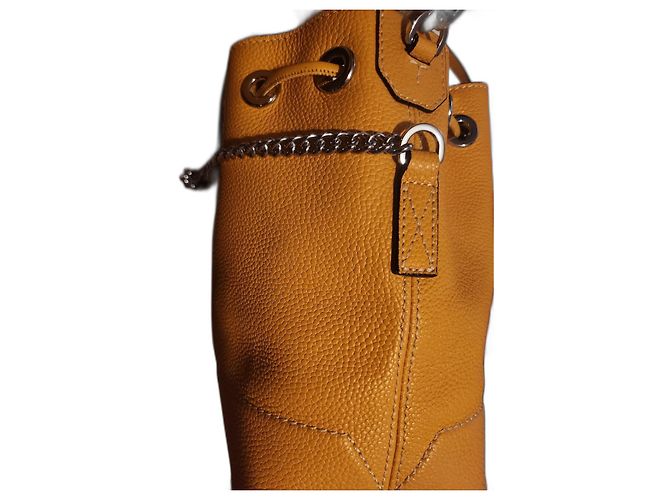 Borsa a mano Lancel in pelle gialla Giallo