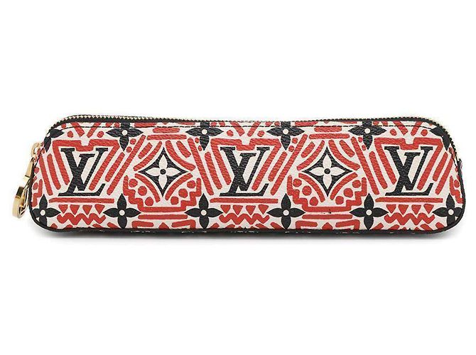 Astuccio per penna Monogram Louis Vuitton Rosso Crudo