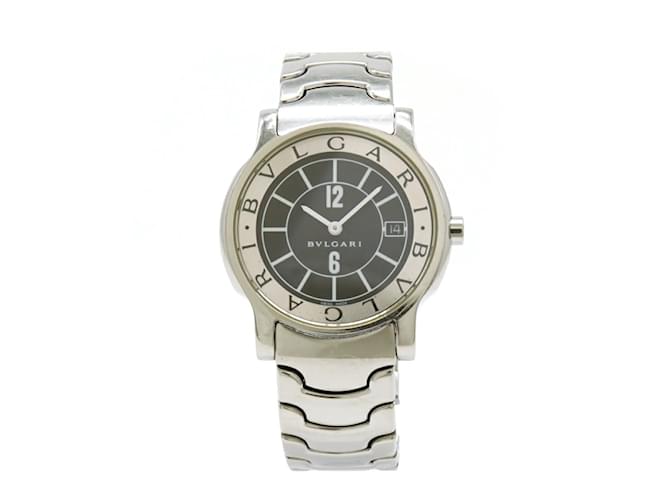 Bulgari Bvlgari Solotempo Black Dial Date Men's Quartz Watch  ref.2224034