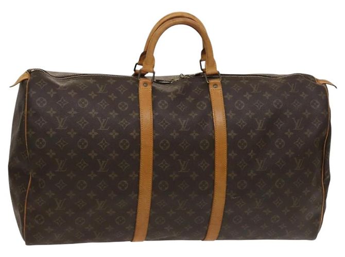 LOUIS VUITTON Monogram Keepall 60 Bolsa Boston M41422 LV Auth 119896 Monograma
