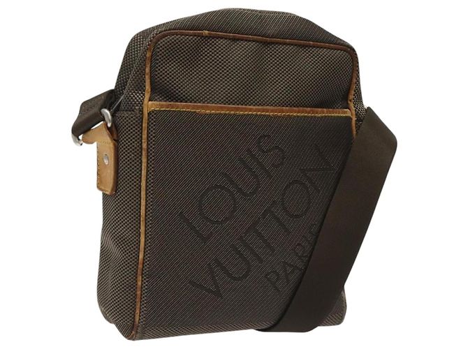 LOUIS VUITTON Borsa Sitadan NM Damier Geant Marrone M93224 LV Auth hk2564