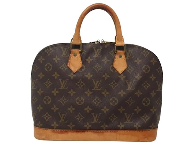 Louis Vuitton Alma Brown Cloth  ref.2225153