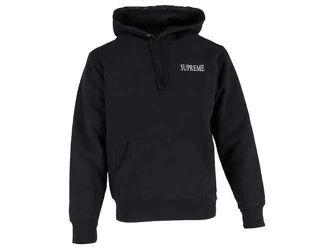 Sweat à capuche Supreme Decline en coton noir