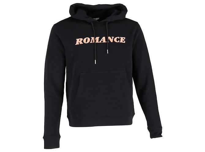 Hoodie Sandro Romance en coton noir