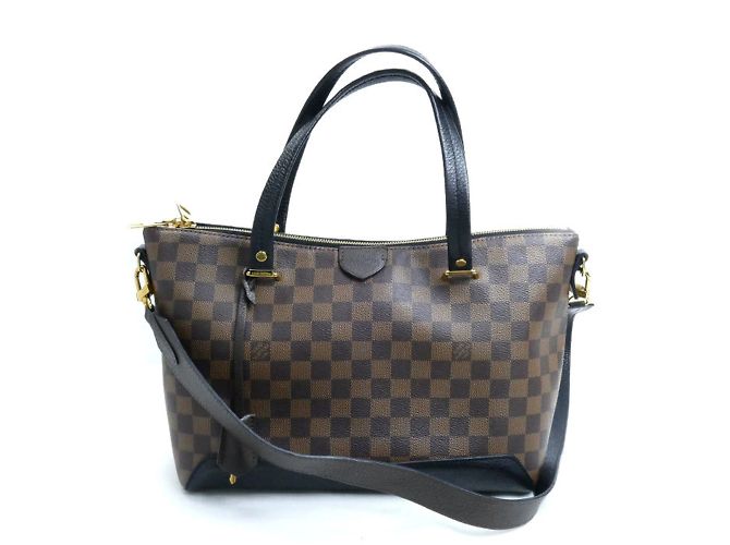 Bolsa de Ombro 2 em 1 Louis Vuitton Hyde Park Marrom
