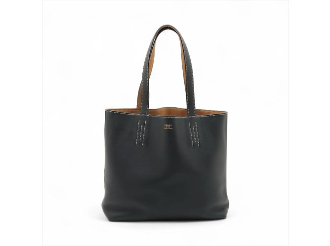 Hermès Bolsa de Ombro Hermes Double Sens 28 Azul
